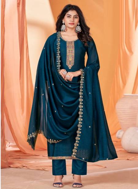 Kesar By Naari Vichitra Silk Designer Salwar Suits Catalog